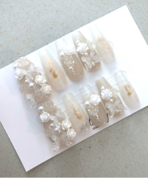 lit.Cy（リットシー）の「lit.Cy ネイルチップ（ネイルシール/ネイルチップ・レディース・マルチ/ベージュ/ブラウン/その他/ブルー/ブラック/その他1/イエロー/ホワイト系その他/ベージュ系その他/オフホワイト/その他2/その他3/ピンク/ブラック系その他/ホワイト系その他2/グリーン/ネイビー/ブラウン系/ブルー系その他/ベージュ系その他3/ベージュ系その他2/パープル/ブラウン系1/クリーム/ピンクベージュ/ブラック系その他2/パープル系/ベージュ系その他4/グレー/ブラック系その他3/ブラック系その他4/その他4/ブラック系その他5/グレー系1/ベージュ系その他5/レッド/ピンク系/ピンク系1/ブルー系その他2/ベージュ系その他6/グレー系2/その他6/その他5/ホワイト×ブラック/ピンク系2/ベージュ系その他7/ホワイト系その他3/ネイビー系/ベージュ系/グリーン系その他/ブラウン系2/ピンク系3/ブラック系その他6/ピンク系4/ベージュ系1/ネイビー系2/ホワイト系その他4/ブルー系その他3/その他7/ピンク系5/グレー系その他3/ベージュ系2/パープル系1/その他8/その他9/ブラウン系3/グレー系その他/ホワイト系その他5/ベージュ系3/ブラック系その他7/その他10・FREE）」の21枚目の写真