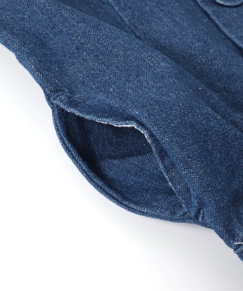 apres les cours（アプレレクール）の「フリル2WAYスカラップジャンパースカート（ジャンパースカート・キッズ・アイボリー/インディゴブルー・80/140/110/100/90/130/120）」の13枚目の写真