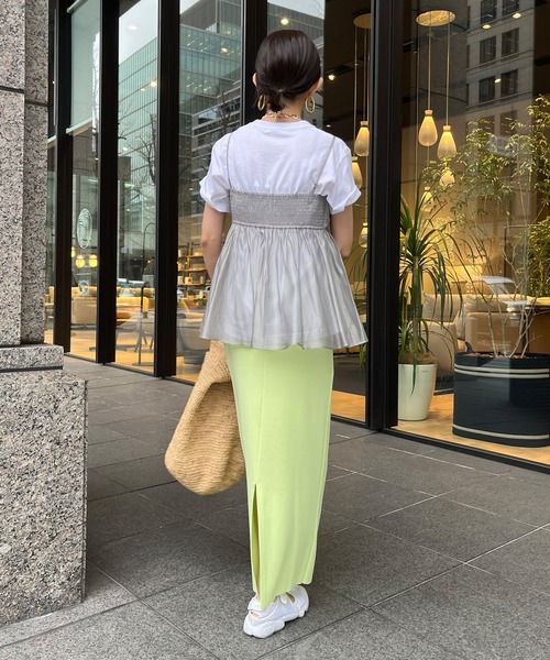 DouDou(ドゥドゥ)の「オーガンジーキャミ(キャミソール・レディース・ブラック/グレー/ピンクベージュ・FREE)」の14枚目の写真