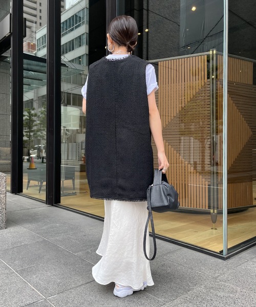 DouDou（ドゥドゥ）の「NEWツイード深Vベスト（ベスト）」 - WEAR