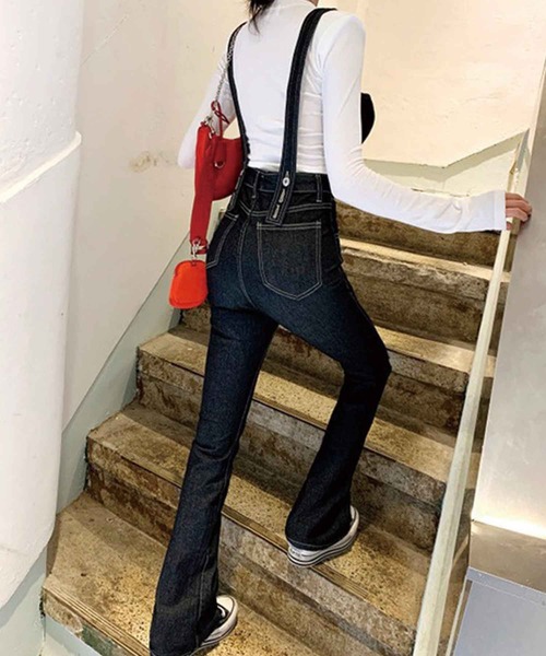 SPIGA（スピーガ）の「ﾃﾞﾆﾑｻﾛﾍﾟｯﾄ（サロペット/オーバーオール・レディース・ブルー/ブラック・FREE）」の13枚目の写真