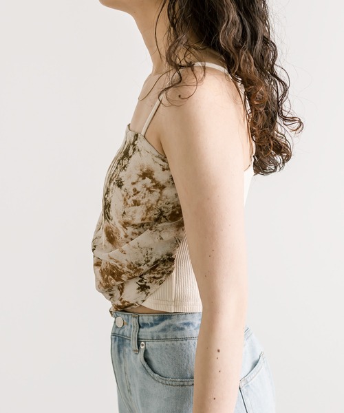 mystic（ミスティック）の「プリントレイヤードキャミソール（キャミソール・レディース・パープル/イエロー/オリーブ・FREE）」の15枚目の写真