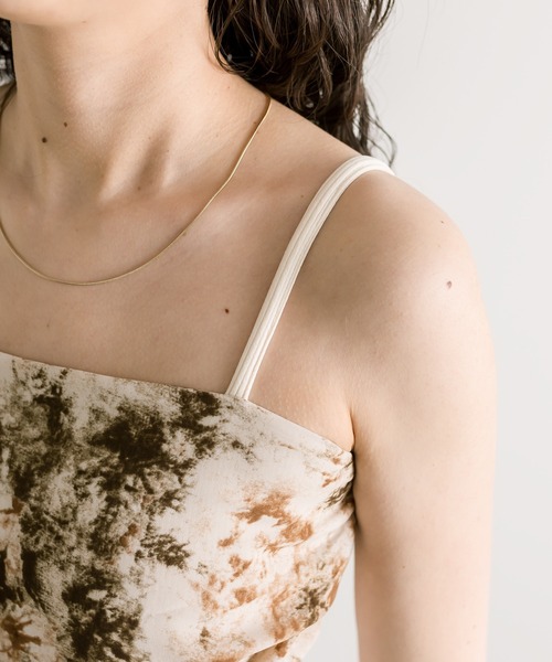 mystic（ミスティック）の「プリントレイヤードキャミソール（キャミソール・レディース・パープル/イエロー/オリーブ・FREE）」の11枚目の写真