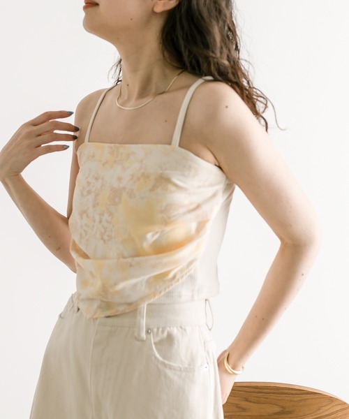 mystic（ミスティック）の「プリントレイヤードキャミソール（キャミソール・レディース・パープル/イエロー/オリーブ・FREE）」の20枚目の写真