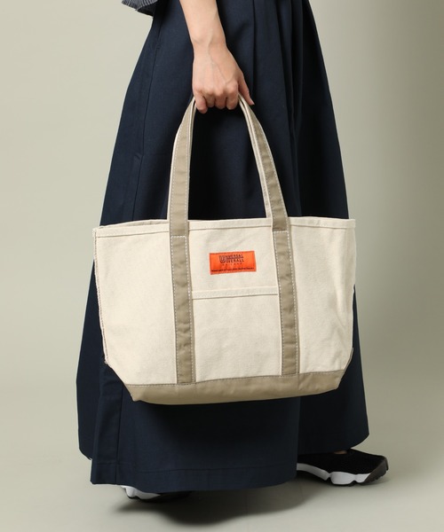 UNIVERSAL OVERALL(ユニバーサルオーバーオール)の「【UNIVERSAL OVERALL】UO TOTE BAG (MEDIUM) UVO-151(トートバッグ・メンズ・ブラック/ネイビー/ベージュ/オレンジ・FREE)」の9枚目の写真