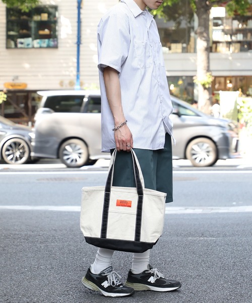 UNIVERSAL OVERALL(ユニバーサルオーバーオール)の「【UNIVERSAL OVERALL】UO TOTE BAG (MEDIUM) UVO-151(トートバッグ・メンズ・ブラック/ネイビー/ベージュ/オレンジ・FREE)」の13枚目の写真