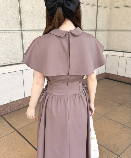 apres jour(アプレジュール)の「ケープデザインワンピース【ZOZOTOWN限定アイテム】(ワンピース・レディース・モカ/アイボリー/ピンクベージュ/ネイビー・X-LARGE/フリー)」の15枚目の写真