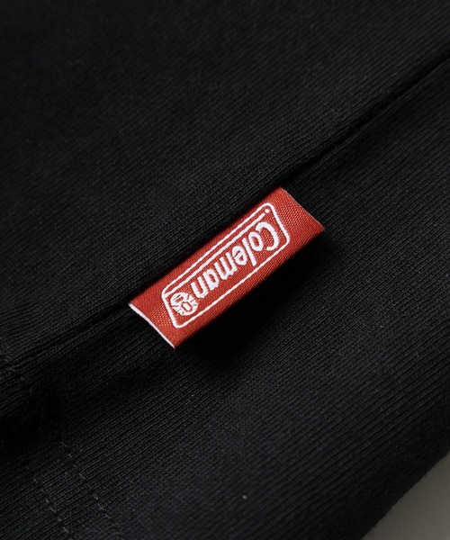 COLEMAN（コールマン）の「【Coleman/コールマン】 別注 ワンポイントロゴ刺繍＆ランタンイラスト バックプリント ポケット付き半袖Tシャツ/ クルーネックショートスリーブTシャツ/ルーズシルエット（Tシャツ/カットソー・メンズ・ブラック/ホワイト・M/L/XL）」の7枚目の写真