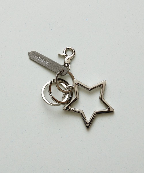 HASHIBAMI(ハシバミ)の「【HASHIBAMI】スターカラビナ キーリング(キーホルダー・レディース・ゴールド系1/ゴールド系2/シルバー・FREE)」の2枚目の写真