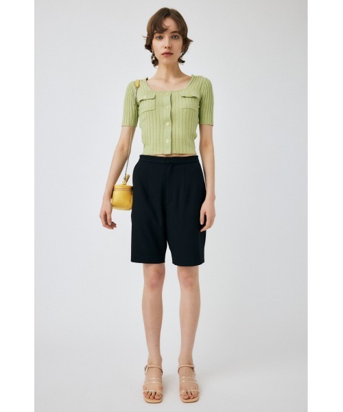 MOUSSY（マウジー）の「LOW RISE HALF パンツ（その他パンツ・レディース・ブラック/グレー・0/1/2）」の11枚目の写真