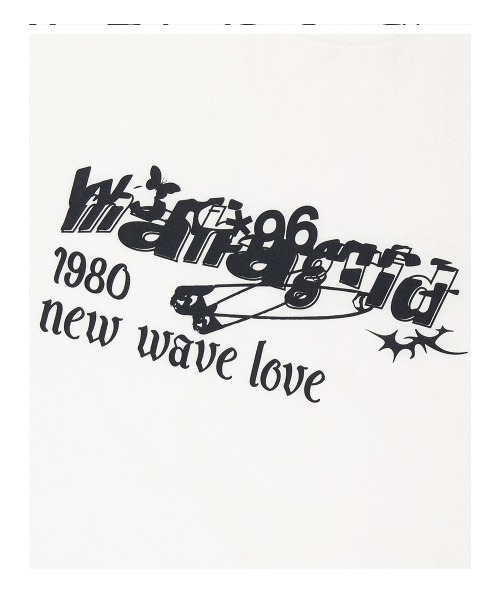 MAHAGRID(マハグリッド)の「『mahagrid/マハグリッド』 NEW WAVE TEE/ニューウェーブ Tシャツ 半袖 カットソー(Tシャツ/カットソー・レディース・ブラック/ホワイト・M/L)」の8枚目の写真