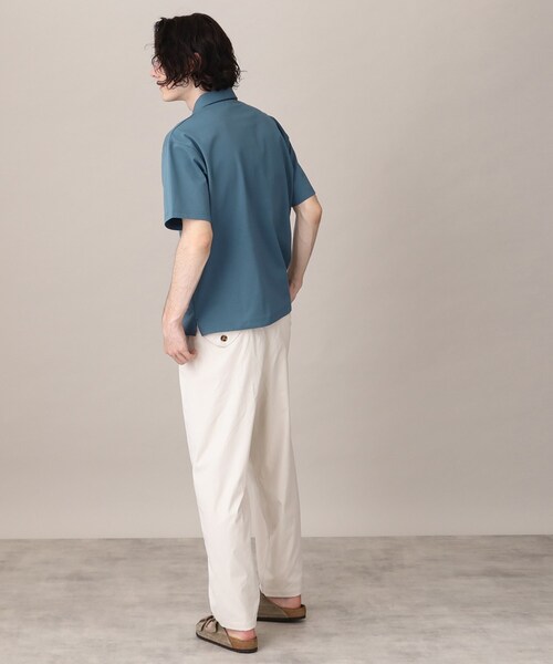 THE SHOP TK （ザ ショップ ティーケー ）の「◆【毛羽立ちにくい】スムーススキッパーポロシャツ（ポロシャツ・メンズ・ブルー/オフホワイト/ベージュ/ネイビー・04/03/02）」の6枚目の写真
