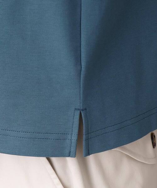 THE SHOP TK （ザ ショップ ティーケー ）の「◆【毛羽立ちにくい】スムーススキッパーポロシャツ（ポロシャツ・メンズ・ブルー/オフホワイト/ベージュ/ネイビー・04/03/02）」の8枚目の写真