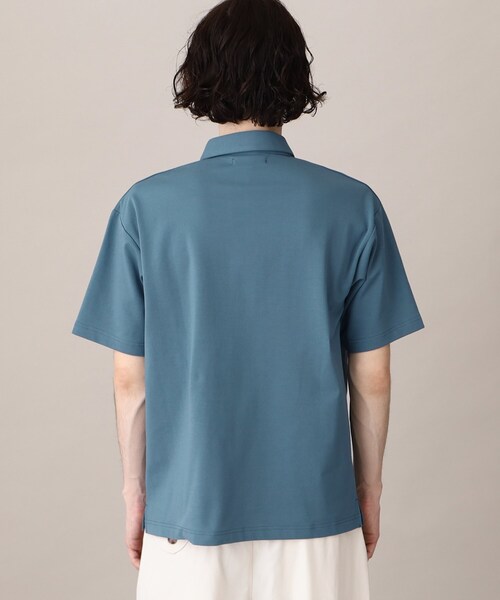 THE SHOP TK （ザ ショップ ティーケー ）の「◆【毛羽立ちにくい】スムーススキッパーポロシャツ（ポロシャツ・メンズ・ブルー/オフホワイト/ベージュ/ネイビー・04/03/02）」の21枚目の写真