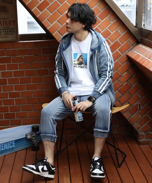 8(eight)(エイト)の「ラインデニムパーカー(パーカー・メンズ・ネイビー系/ネイビー・MEDIUM/X-LARGE/SMALL/LARGE)」の22枚目の写真