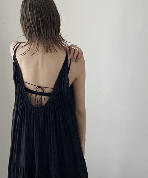 plage(プラージュ)の「RAMIE COTTON MAXI ワンピース(ワンピース・レディース・ベージュ/ブラック・36/38)」の18枚目の写真