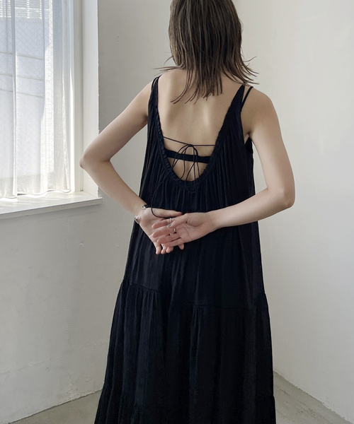 plage(プラージュ)の「RAMIE COTTON MAXI ワンピース(ワンピース・レディース・ベージュ/ブラック・36/38)」の21枚目の写真