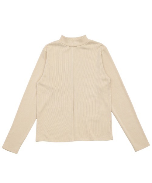 リブセンタープチハイネックトップス（Tシャツ/カットソー）｜select