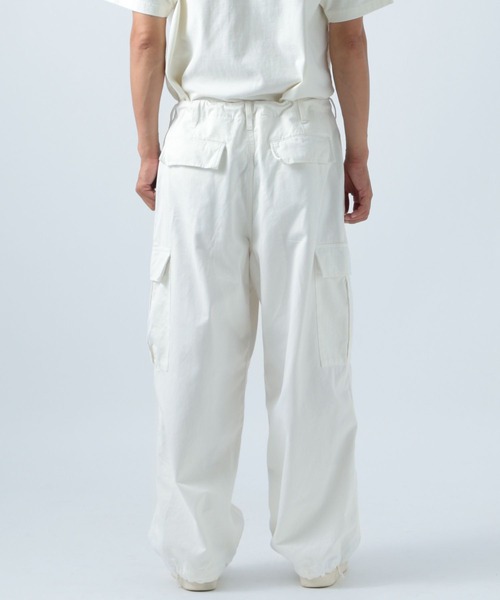 BAYFLOW(ベイフロー)の「M-65ワイドカーゴパンツ(カーゴパンツ・メンズ・カーキ/ブラック/オフホワイト・MEDIUM/LARGE)」の11枚目の写真
