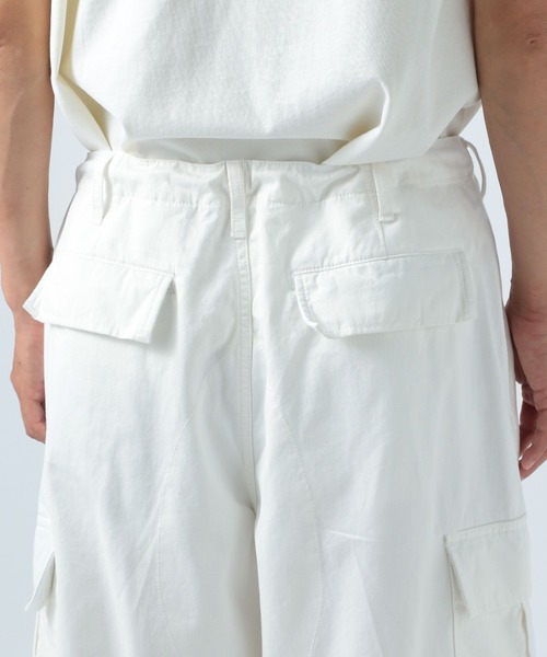 BAYFLOW(ベイフロー)の「M-65ワイドカーゴパンツ(カーゴパンツ・メンズ・カーキ/ブラック/オフホワイト・MEDIUM/LARGE)」の18枚目の写真