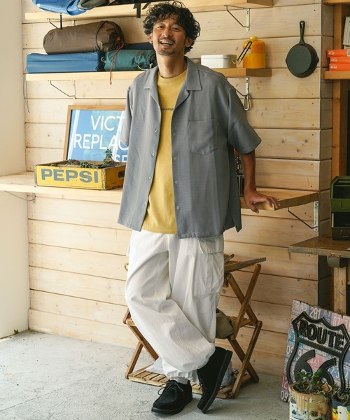 BAYFLOW(ベイフロー)の「M-65ワイドカーゴパンツ(カーゴパンツ・メンズ・カーキ/ブラック/オフホワイト・MEDIUM/LARGE)」の10枚目の写真