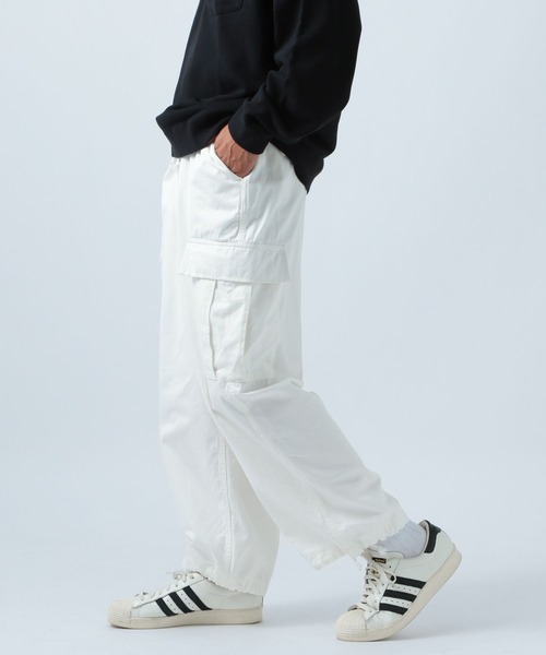 alexanderwang ホワイト カーゴパンツ　M MASTER & Co. (マスターアンドコー) CHINO M-65 6POCKET FIELD PANTS