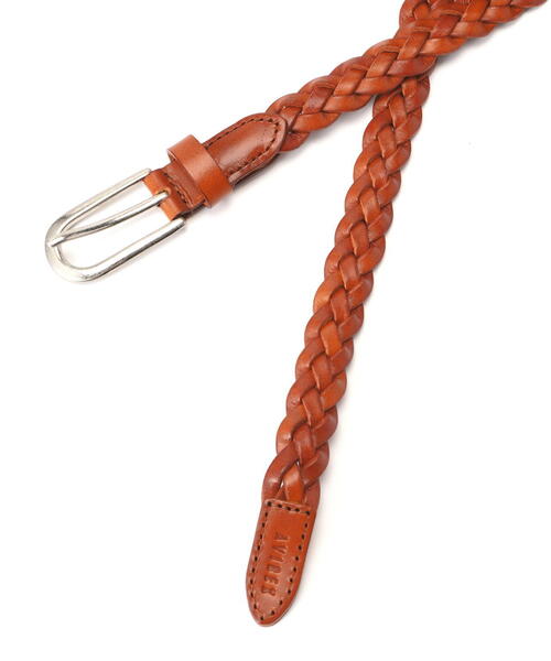 AVIREX（アヴィレックス）の「MESH COW LEATHER BELT/メッシュ牛革レザーベルト（ベルト・レディース・ブラック/キャメル・F）」の7枚目の写真