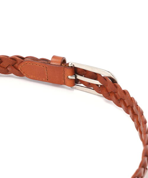 AVIREX（アヴィレックス）の「MESH COW LEATHER BELT/メッシュ牛革レザーベルト（ベルト・レディース・ブラック/キャメル・F）」の8枚目の写真