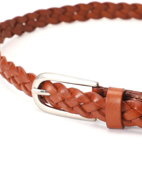 AVIREX（アヴィレックス）の「MESH COW LEATHER BELT/メッシュ牛革レザーベルト（ベルト・レディース・ブラック/キャメル・F）」の9枚目の写真