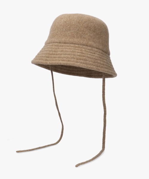 milsa(ミルサ)の「milsa バスクバケットハット(ハット・レディース・ホワイト/ベージュ/ブラック・58cm)」の3枚目の写真