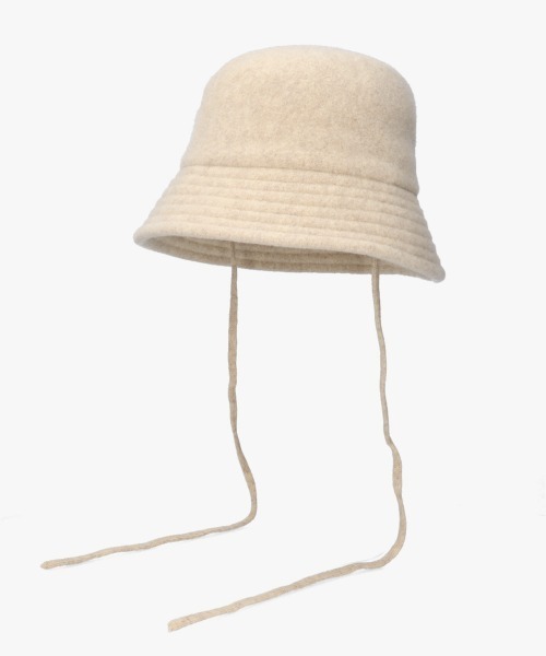 milsa(ミルサ)の「milsa バスクバケットハット(ハット・レディース・ホワイト/ベージュ/ブラック・58cm)」の10枚目の写真