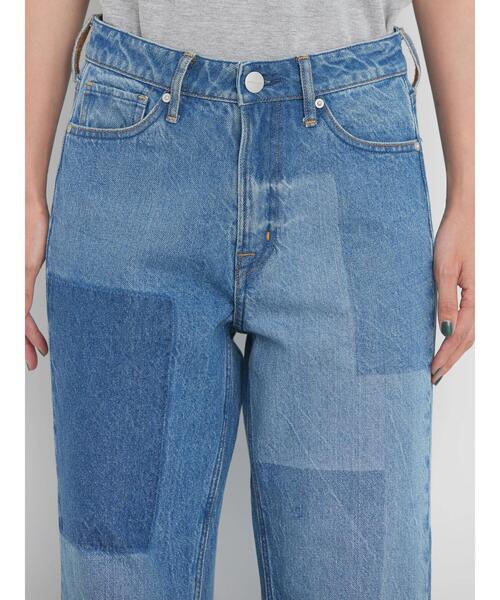 AMERICAN HOLIC（アメリカンホリック）の「パッチワーク加工デニムパンツ（デニムパンツ・レディース・インディゴブルー・M/L/S）」の5枚目の写真