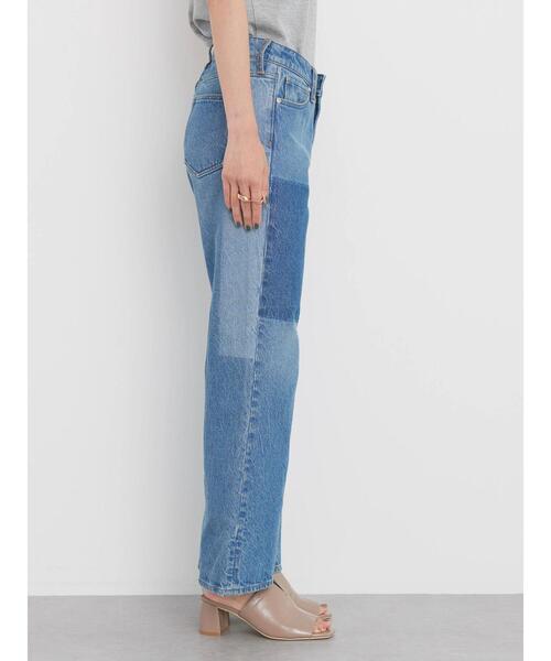 AMERICAN HOLIC（アメリカンホリック）の「パッチワーク加工デニムパンツ（デニムパンツ・レディース・インディゴブルー・M/L/S）」の16枚目の写真
