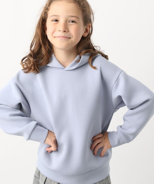 GLOBAL WORK（グローバルワーク）の「ライトクッション／プルオーバーパーカー/907704（パーカー・キッズ・サックスブルー/アイボリー/ベージュ/ブルー/チャコールグレー・120cm/110cm/160cm/150cm/100cm/130cm/140cm）」の4枚目の写真