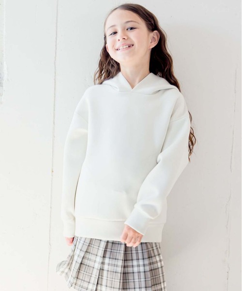 GLOBAL WORK（グローバルワーク）の「ライトクッション／プルオーバーパーカー/907704（パーカー・キッズ・サックスブルー/アイボリー/ベージュ/ブルー/チャコールグレー・120cm/110cm/160cm/150cm/100cm/130cm/140cm）」の2枚目の写真