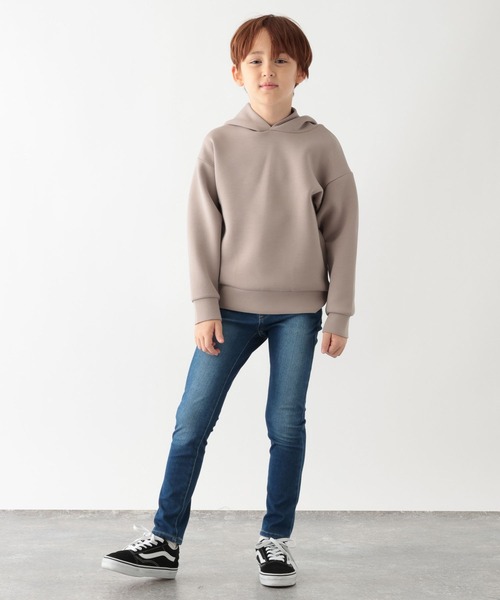 GLOBAL WORK（グローバルワーク）の「ライトクッション／プルオーバーパーカー/907704（パーカー・キッズ・サックスブルー/アイボリー/ベージュ/ブルー/チャコールグレー・120cm/110cm/160cm/150cm/100cm/130cm/140cm）」の18枚目の写真