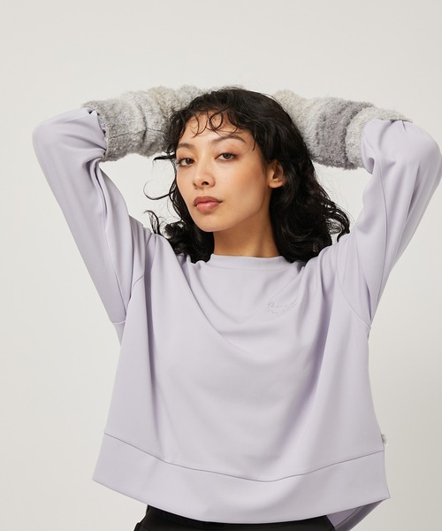 NERGY（ナージー）の「グラデーションニット アームウォーマー（手袋・レディース・ブルー/ライトグレー・FREE）」の7枚目の写真