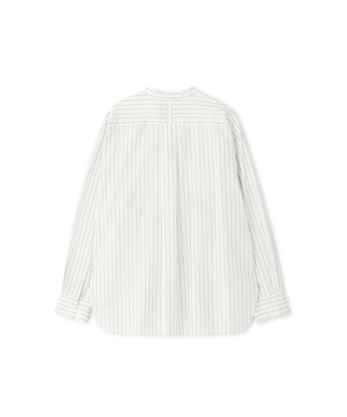 エムエイチエル 美品 cotton poplin stripe シャツ 2 MARGARET HOWELL（マーガレットハウエル）の「COTTON POPLIN
