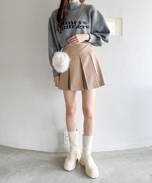 Heather(ヘザー)の「サークルファーショルダーBAG 980643(ショルダーバッグ・レディース・オフホワイト/ベージュ/ブラック・ONE SIZE)」の6枚目の写真