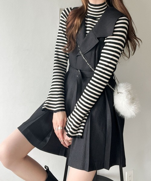 Heather(ヘザー)の「サークルファーショルダーBAG 980643(ショルダーバッグ・レディース・オフホワイト/ベージュ/ブラック・ONE SIZE)」の8枚目の写真