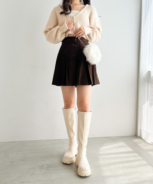 Heather(ヘザー)の「サークルファーショルダーBAG 980643(ショルダーバッグ・レディース・オフホワイト/ベージュ/ブラック・ONE SIZE)」の9枚目の写真
