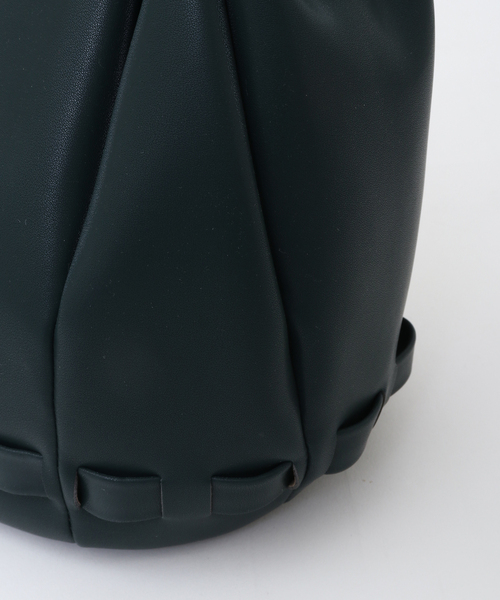 MELROSE claire（メルローズ クレール）の「【スタイリングのアクセントになるアコーディオンバッグ】（ショルダーバッグ・レディース・ダークグリーン/ブラック/ボルドー・FREE）」の20枚目の写真