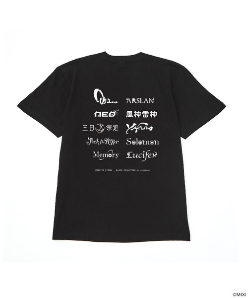 ZOZO（ゾゾ）の「タイポグラフィカットソー モンスターストライク BLACK COLLECTION by ZOZOTOWN（Tシャツ/カットソー・メンズ・ブラック・S/M/L/XL）」の2枚目の写真