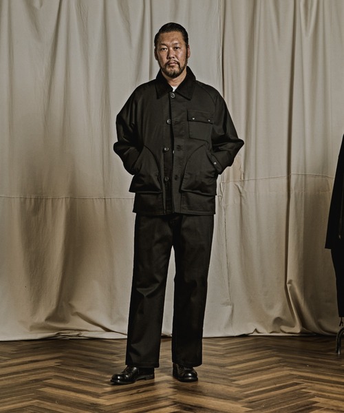 BELLWOODMADE(ベルウッドメイド)の「【難燃 加工 FIRE PROOF】HUNTING JACKET ハンティングジャケット(カバーオール・メンズ・ブラック・M/L/XL)」の11枚目の写真