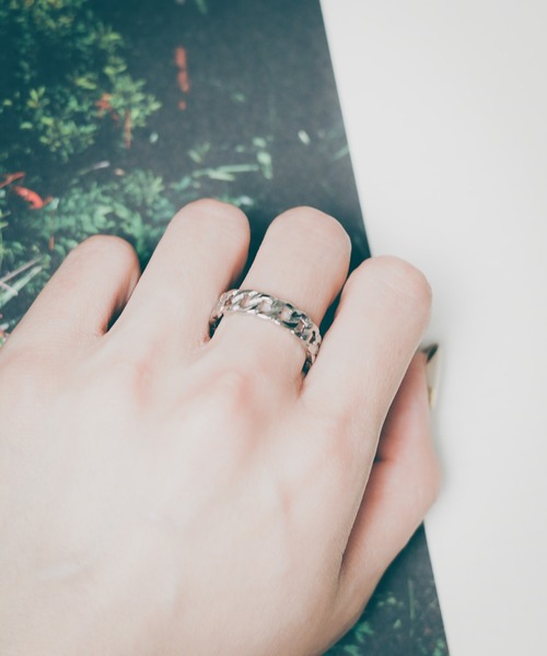 B.I.D.（ビーアイディー）の「《sterling silver》フリーサイズ 喜平チェーンリング（リング・レディース・シルバー・FREE）」の3枚目の写真