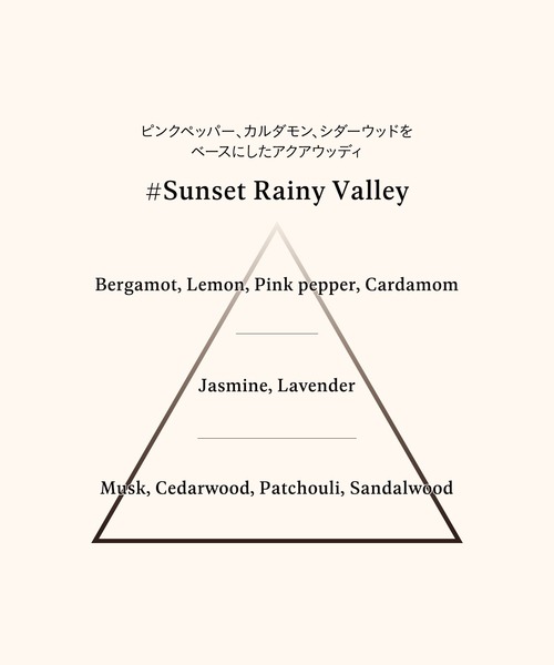 AHRES（アーレス）の「サウンド　スキン　パフューム　8mL（香水・レディース・#SAYU/#Blossom Walk/#The Sea Of Trees/#Mellow Flavors Forest/#Swallow Escapism/#Sunset Rainy Valley/#Zero・FREE）」の15枚目の写真
