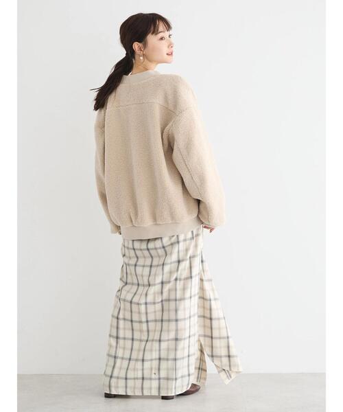 AMERICAN HOLIC（アメリカンホリック）の「ボアショートブルゾン（その他アウター・レディース・ブラウン/ライトベージュ・L/M）」の13枚目の写真