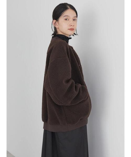 AMERICAN HOLIC（アメリカンホリック）の「ボアショートブルゾン（その他アウター・レディース・ブラウン/ライトベージュ・L/M）」の16枚目の写真