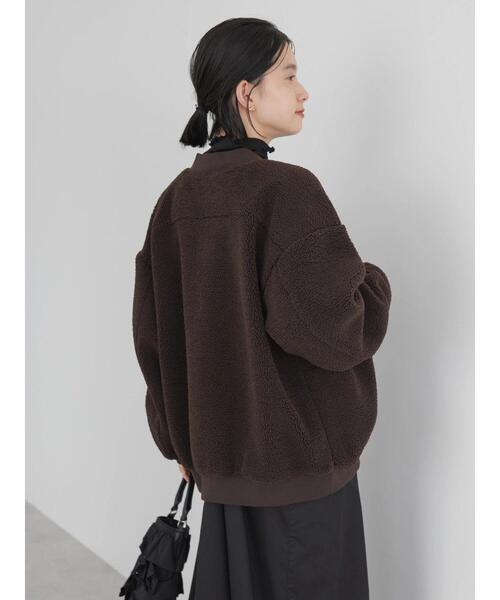 AMERICAN HOLIC（アメリカンホリック）の「ボアショートブルゾン（その他アウター・レディース・ブラウン/ライトベージュ・L/M）」の17枚目の写真