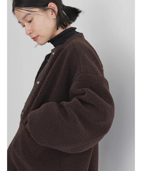 AMERICAN HOLIC（アメリカンホリック）の「ボアショートブルゾン（その他アウター・レディース・ブラウン/ライトベージュ・L/M）」の19枚目の写真